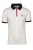 Fred Perry Classic Vintage Gestreepte Polo Shirt Whisper White/ Peacoat Chinees
