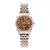 Jacques du Manoir Analoog horloge  bruin / rose-goud / zilver