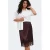 ONLY CARMAKOMA midi rok Plus Size – donkerbruin