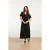 Smashed Lemon 25191 e viscose midi jurk |