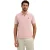 No Excess Polo short sleeve v-collar basic light mauve