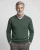 Campbell | Heren | Trui V-hals London Douglas Fir Dark Green Melange