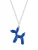 Glanzstücke München Ketting  blauw / zilver