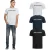 JACK&JONES Heren Jjecorp Logo Crew Hals Korte Mouw T-shirts 3-pack