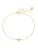 Glanzstücke München Armband  goudgeel / transparant
