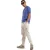 Nicce Heren Merson Exposed Seams T-shirt (Iris Blauw Marl)