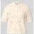 milano italy Blouse in gehaakte look met knoopsluiting