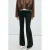 Mango flared broek – zwart