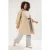 Trendyol Curve Dames Beige Effen Oversized Grote maten Trenchcoats