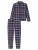 SCHIESSER Pyjama ‘ Selected Premium Warming ‘  indigo / wit