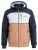 Ombre Tussenjas ‘OM-JANP-0194’  donkerblauw / lichtbruin / wit