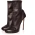 Dsquared2, zwarte enkellaarsjes van zacht, elastisch leer.