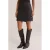 WE Fashion geruite korte rok – bruin/grijs