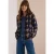 Lichtgewicht blouson met jacquard-look
