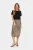 Rok Regular fit Creamy Leopard animal