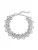 Hey Happiness Armband ‘Interlocking’  zilver