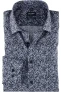 OLYMP Luxor Modern Fit Overhemd marine, Motief