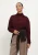 Longsleeve Dames Twisted Neck Top,