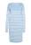 usha BLUE LABEL Gebreide jurk  lichtblauw / wit
