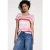 Street One Dames Gestreept shirt in Rood