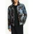 John Varvatos Double Zip Front Jacket With Multi Zip P Frost Blue