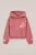 WE Fashion – Meisjes hoodie met print – Oversized – Roze – Katoen –