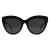 Furla Cat Eye Vrouw Glimmend Zwart Rook Donkergrijs SFU780