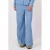 Zusss straight regular waist casual broek light blue denim