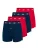 ADIDAS ORIGINALS Boxershorts ‘ Comfort Cotton Woven ‘  donkerblauw / rood