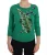 Dolce & Gabbana Vrouwentrui in groene zijde met kristallen banaan