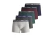JACK & JONES JUNIOR boxershort – set van 5 grijs/groen/rood