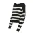 ONLY MATERNITY zwangerschaps trui gebreid zwart/wit