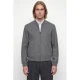 JACK & JONES ESSENTIALS gemêleerd bomberjack – donkergrijs
