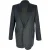 Celine single-breasted gestructureerde blazer van zwarte wol