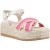 Hush Puppies Jemma Espadrille Polyurethaan Dames Fuchsia Sandalen