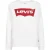 Levis Dames/Dames Batwing Logo Crew Hals Sweatshirt (Wit)