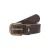 Tommy Jeans leren riem TJM Otis donkebruin