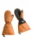 WeeDo Handschoenen ‘FOXDO’  grijs / antraciet / donkeroranje