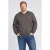 Petrol industries Plus Size katoenen regular fit gebreide trui – donkergroen