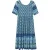White Stuff Connie Eco Vero Midi Dress Blue Multi