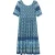 White Stuff Connie Eco Vero Midi Dress Blue Multi