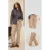 TRENDYOLMİLLA Dames Bruin Effen Flared Hoge taille Jeans