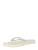 ILSE JACOBSEN Teenslipper  crème / zilver