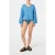 Scotch & Soda V-neck Modal Sweatshirt Aqua Blue