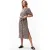 Catwalk Junkie Leopard Blouse Dress Sesame