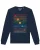 Watapparel Sweatshirt ‘ Sun And Moon ‘  navy / gemengde kleuren