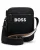 BOSS Orange Catch 3.0 Heren Crossbody Tas met Handtekening Gestreepte Riem
