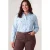 Miss Etam Plus blouse met print – lichtblauw