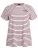 Zizzi Shirt ‘Mallis’  pink / wijnrood / wit