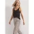 Street One Dames Top met V-hals en decoratief detail in Bruin